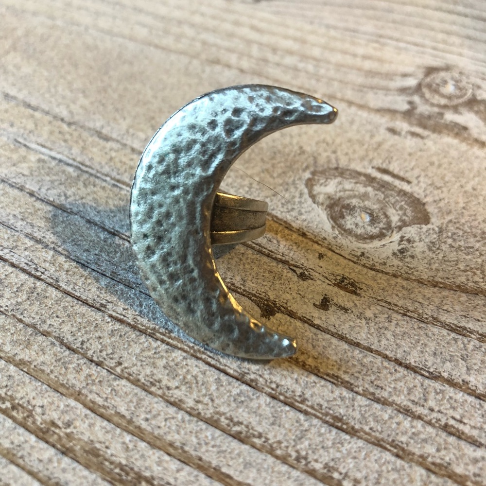 Silver moon ring SOLD on ♏️ercari